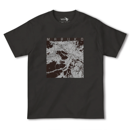 【丸子（長野県）】地図柄ヘビーウェイトTシャツ