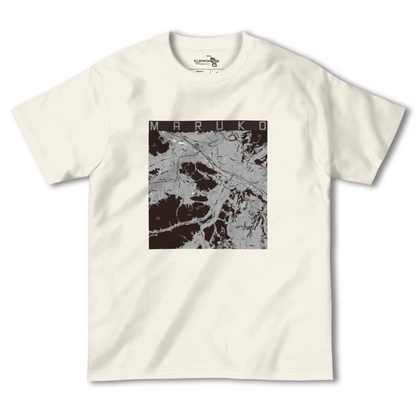 【丸子（長野県）】地図柄ヘビーウェイトTシャツ