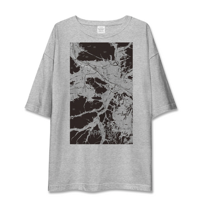 【丸子（長野県）】地図柄ビッグシルエットTシャツ