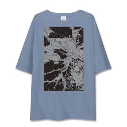 【丸子（長野県）】地図柄ビッグシルエットTシャツ