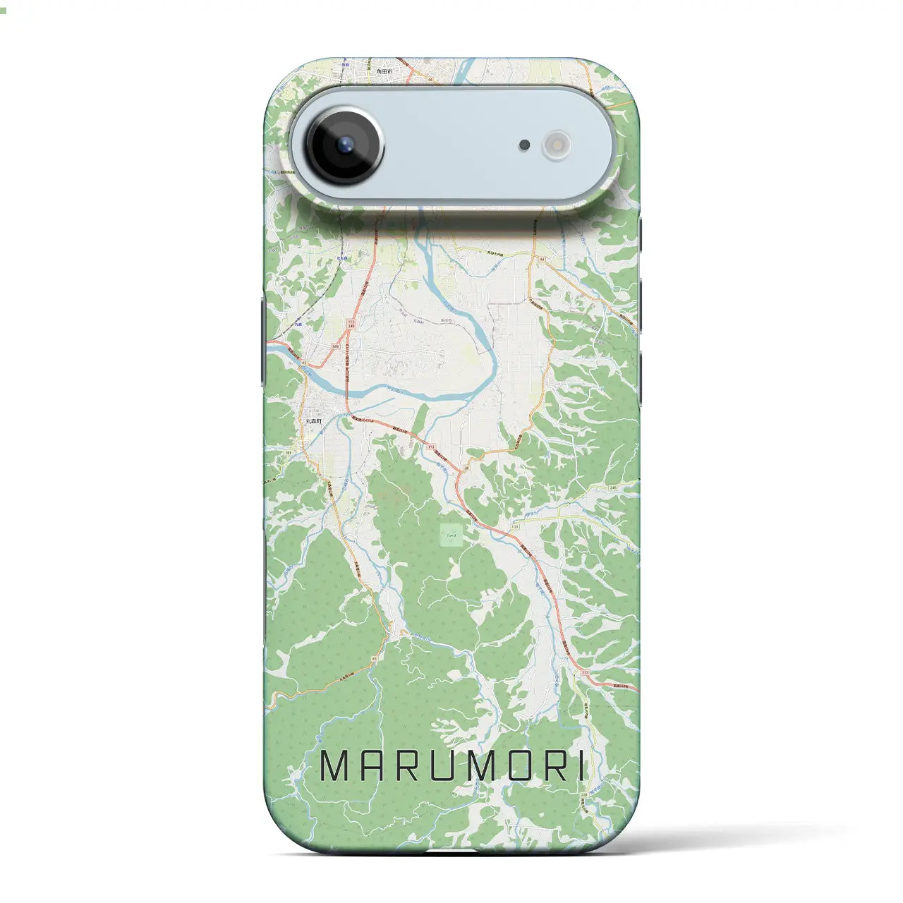 【丸森（宮城県）】地図柄iPhoneケース（バックカバータイプ）