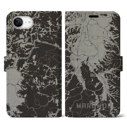 【丸森（宮城県）】地図柄iPhoneケース（手帳タイプ）