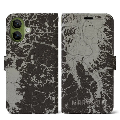 【丸森（宮城県）】地図柄iPhoneケース（手帳タイプ）