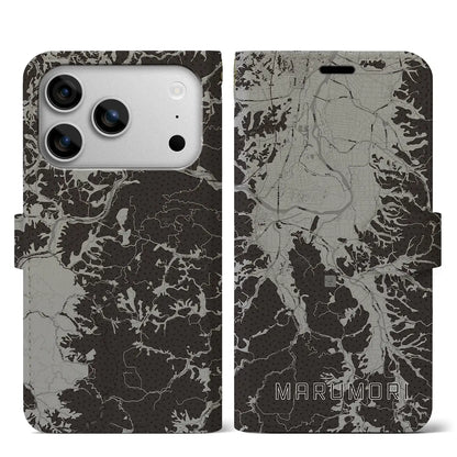 【丸森（宮城県）】地図柄iPhoneケース（手帳タイプ）