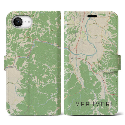 【丸森（宮城県）】地図柄iPhoneケース（手帳タイプ）