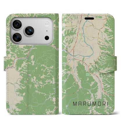 【丸森（宮城県）】地図柄iPhoneケース（手帳タイプ）