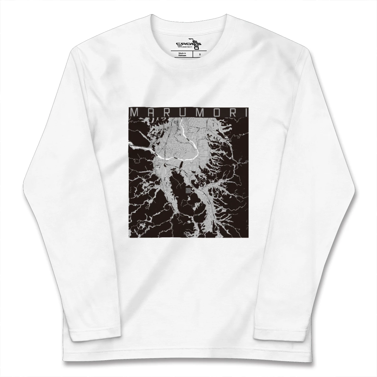 【丸森（宮城県）】地図柄ロングスリーブTシャツ