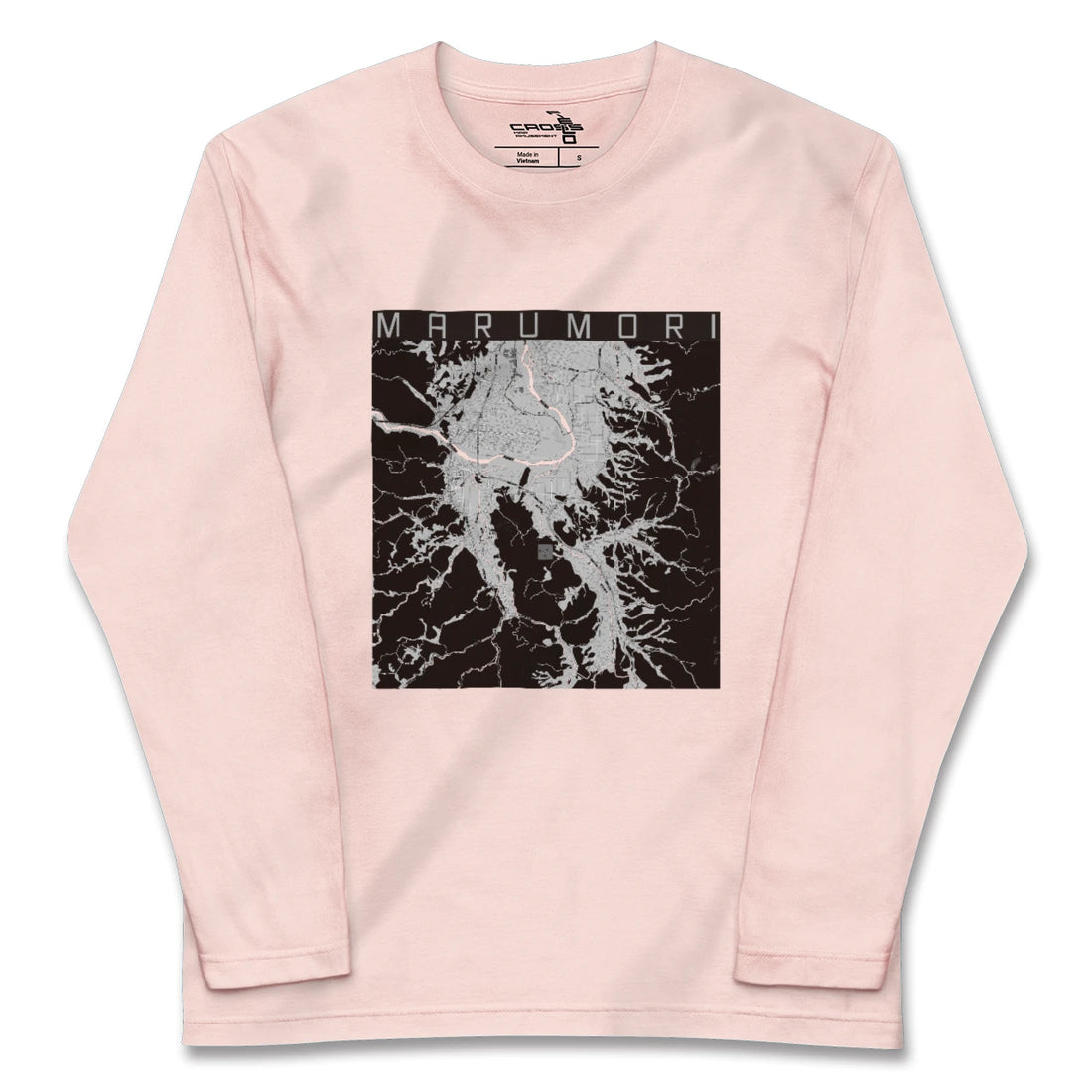 【丸森（宮城県）】地図柄ロングスリーブTシャツ