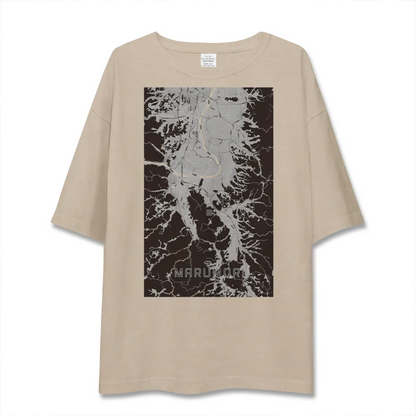 【丸森（宮城県）】地図柄ビッグシルエットTシャツ