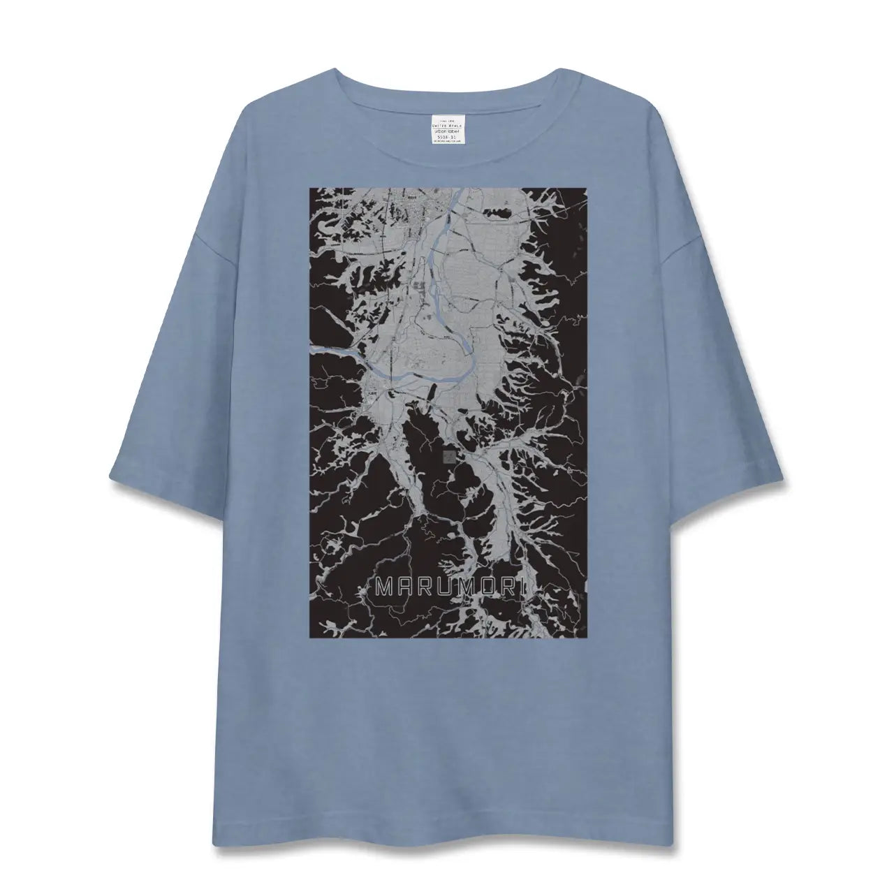 【丸森（宮城県）】地図柄ビッグシルエットTシャツ