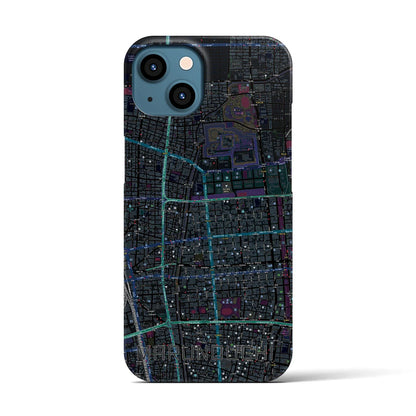 【丸の内（愛知県）】地図柄iPhoneケース（バックカバータイプ）