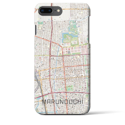 【丸の内（愛知県）】地図柄iPhoneケース（バックカバータイプ）