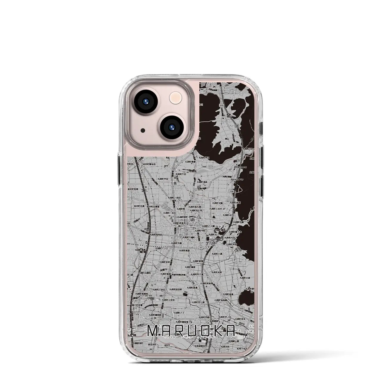 【丸岡（福井県）】地図柄iPhoneケース（MagSafeタイプ）