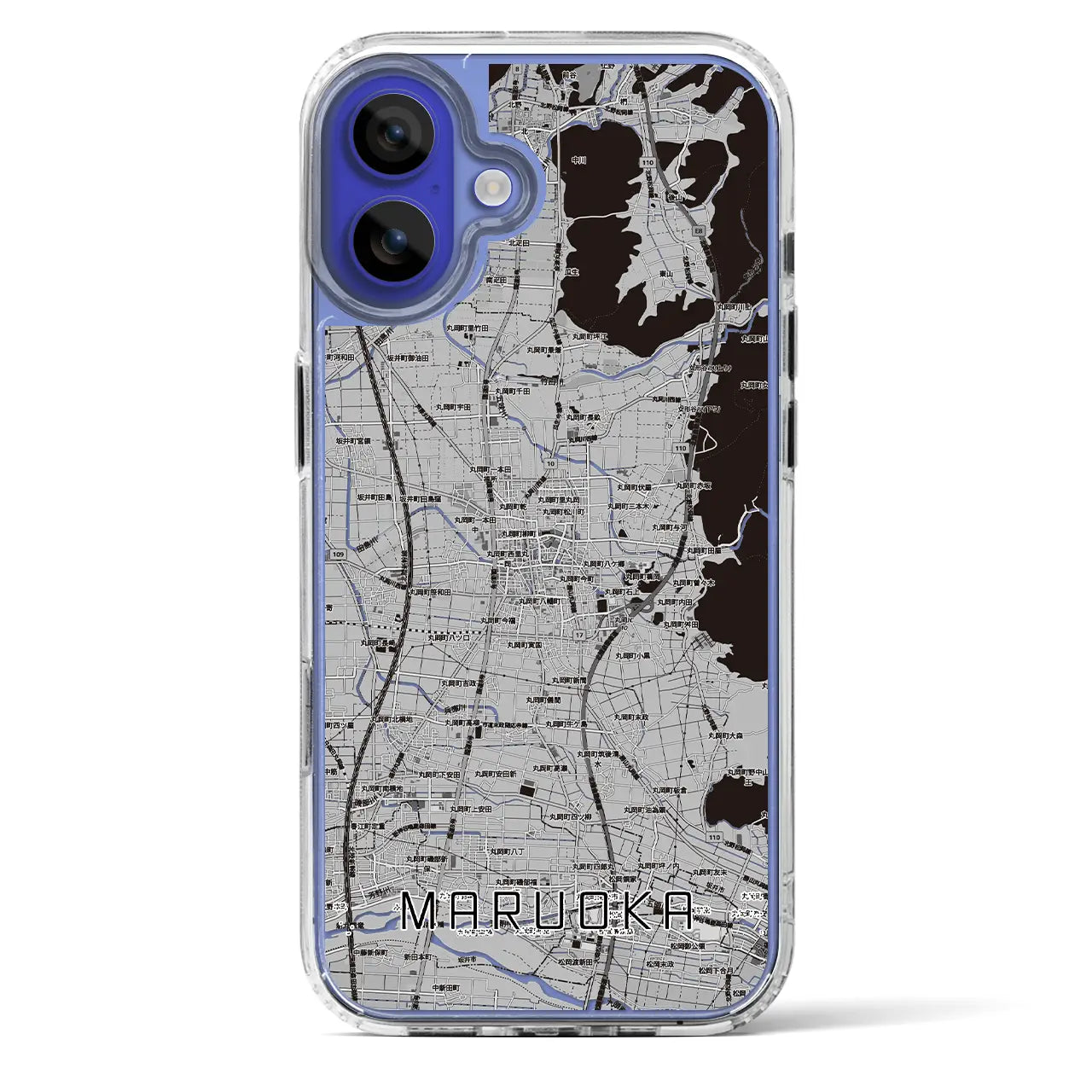 【丸岡（福井県）】地図柄iPhoneケース（MagSafeタイプ）