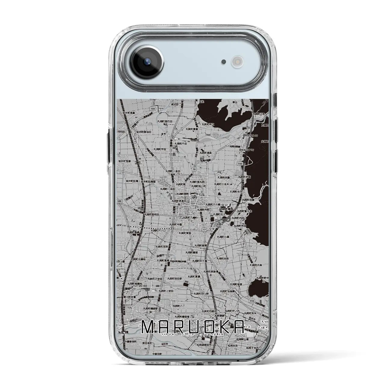 【丸岡（福井県）】地図柄iPhoneケース（MagSafeタイプ）