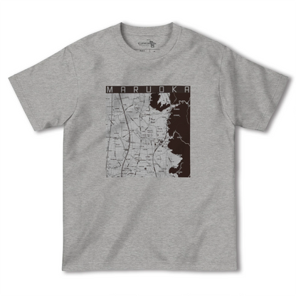 【丸岡（福井県）】地図柄ヘビーウェイトTシャツ