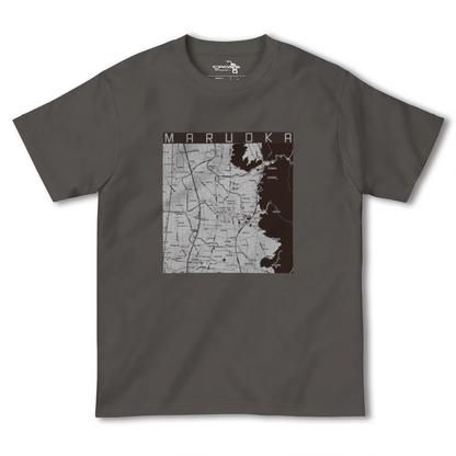 【丸岡（福井県）】地図柄ヘビーウェイトTシャツ