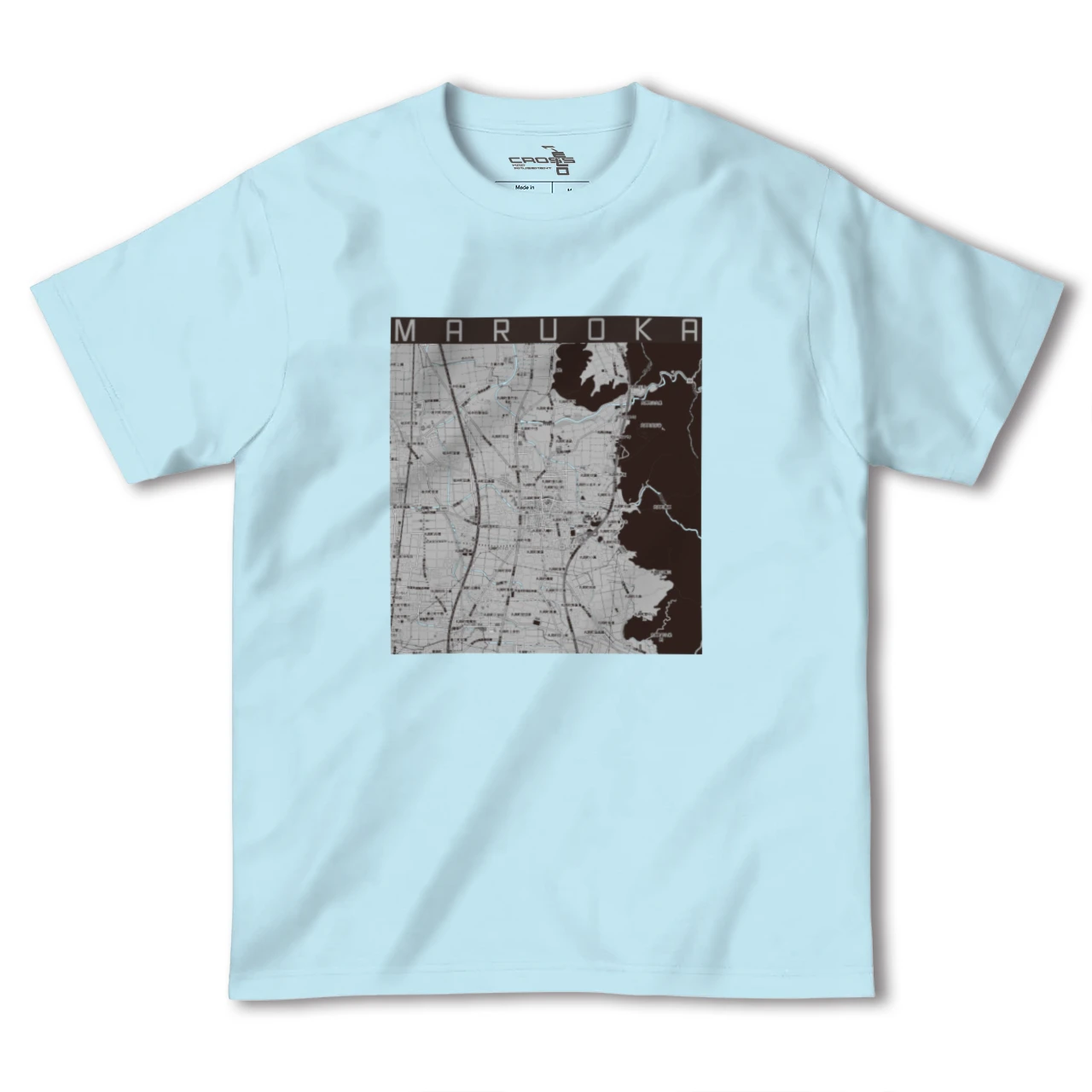 【丸岡（福井県）】地図柄ヘビーウェイトTシャツ