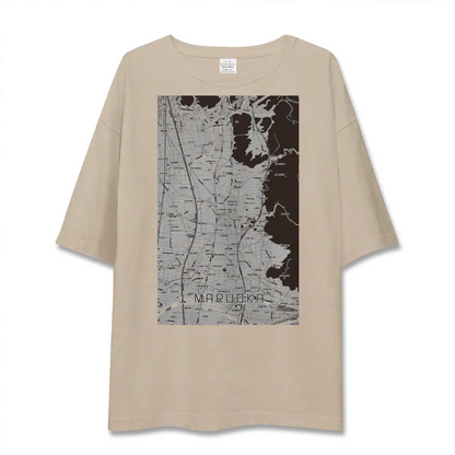 【丸岡（福井県）】地図柄ビッグシルエットTシャツ