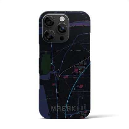 【松前（愛媛県）】地図柄iPhoneケース（バックカバータイプ）