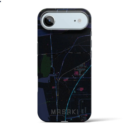 【松前（愛媛県）】地図柄iPhoneケース（バックカバータイプ）