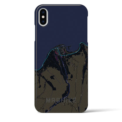 【増毛（北海道）】地図柄iPhoneケース（バックカバータイプ）