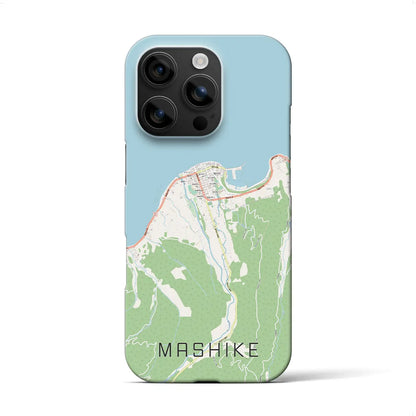 【増毛（北海道）】地図柄iPhoneケース（バックカバータイプ）
