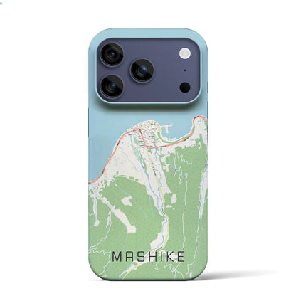 【増毛（北海道）】地図柄iPhoneケース（バックカバータイプ）