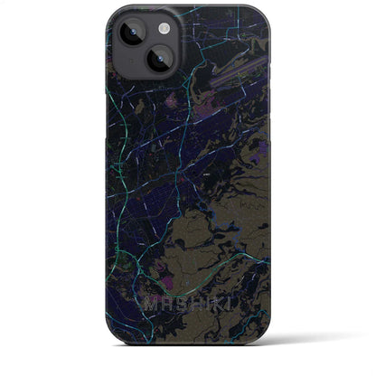 【益城（熊本県）】地図柄iPhoneケース（バックカバータイプ）