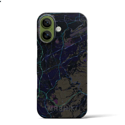 【益城（熊本県）】地図柄iPhoneケース（バックカバータイプ）