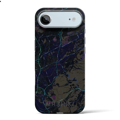 【益城（熊本県）】地図柄iPhoneケース（バックカバータイプ）