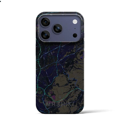 【益城（熊本県）】地図柄iPhoneケース（バックカバータイプ）