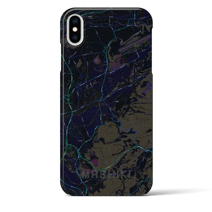 【益城（熊本県）】地図柄iPhoneケース（バックカバータイプ）