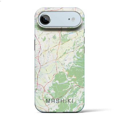 【益城（熊本県）】地図柄iPhoneケース（バックカバータイプ）