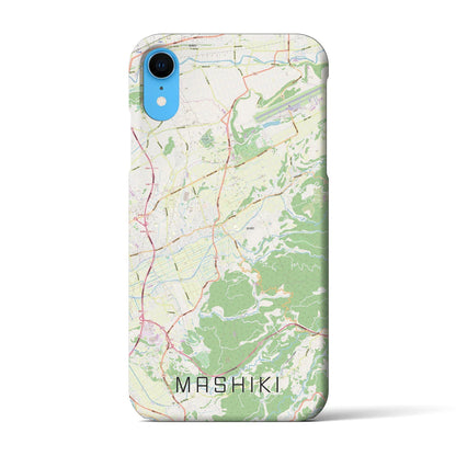 【益城（熊本県）】地図柄iPhoneケース（バックカバータイプ）