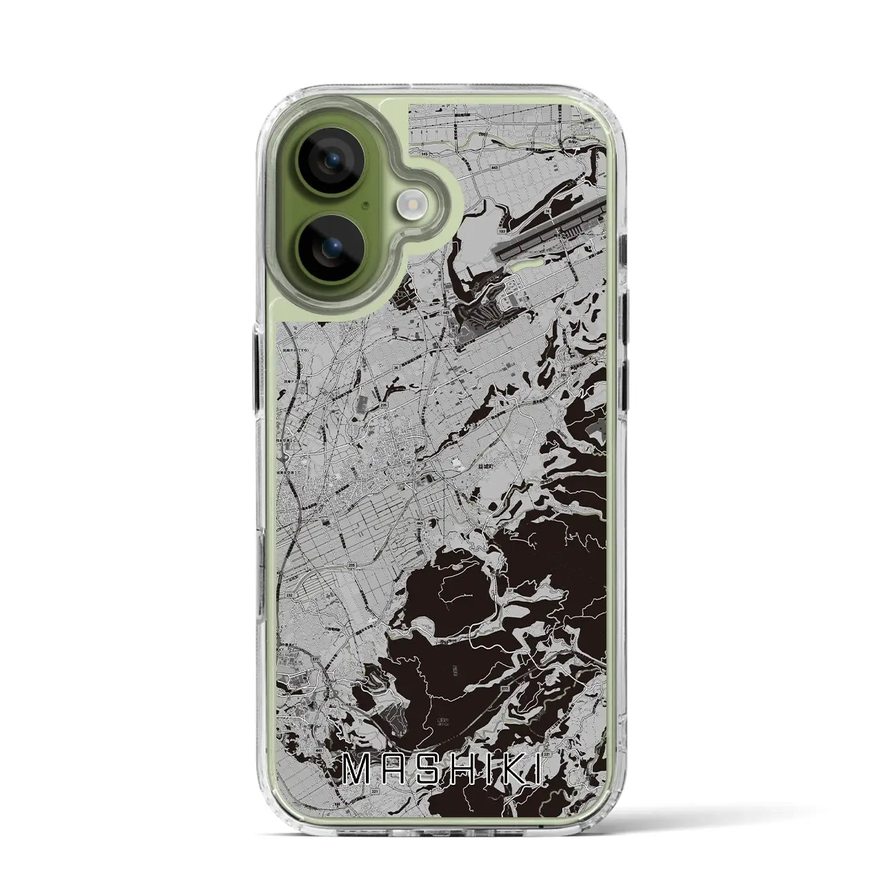 【益城（熊本県）】地図柄iPhoneケース（MagSafeタイプ）