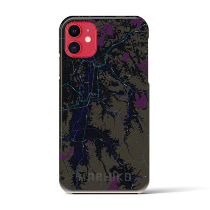 【益子（栃木県）】地図柄iPhoneケース（バックカバータイプ）