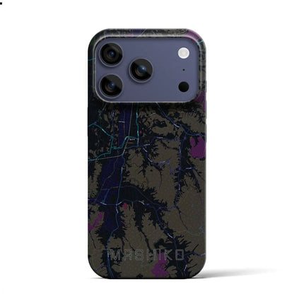 【益子（栃木県）】地図柄iPhoneケース（バックカバータイプ）