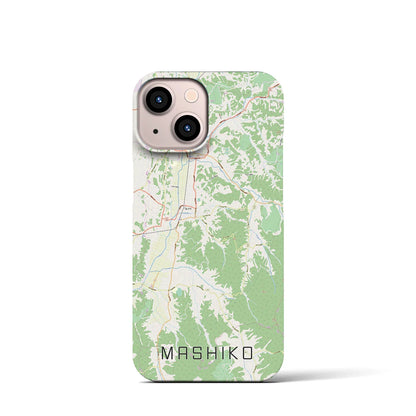 【益子（栃木県）】地図柄iPhoneケース（バックカバータイプ）