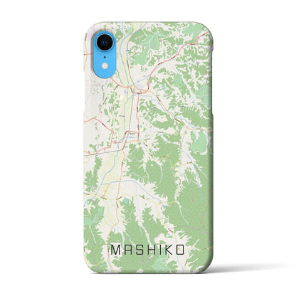 【益子（栃木県）】地図柄iPhoneケース（バックカバータイプ）