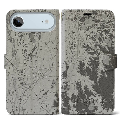 【益子（栃木県）】地図柄iPhoneケース（手帳タイプ）