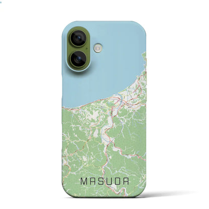 【益田（島根県）】地図柄iPhoneケース（バックカバータイプ）