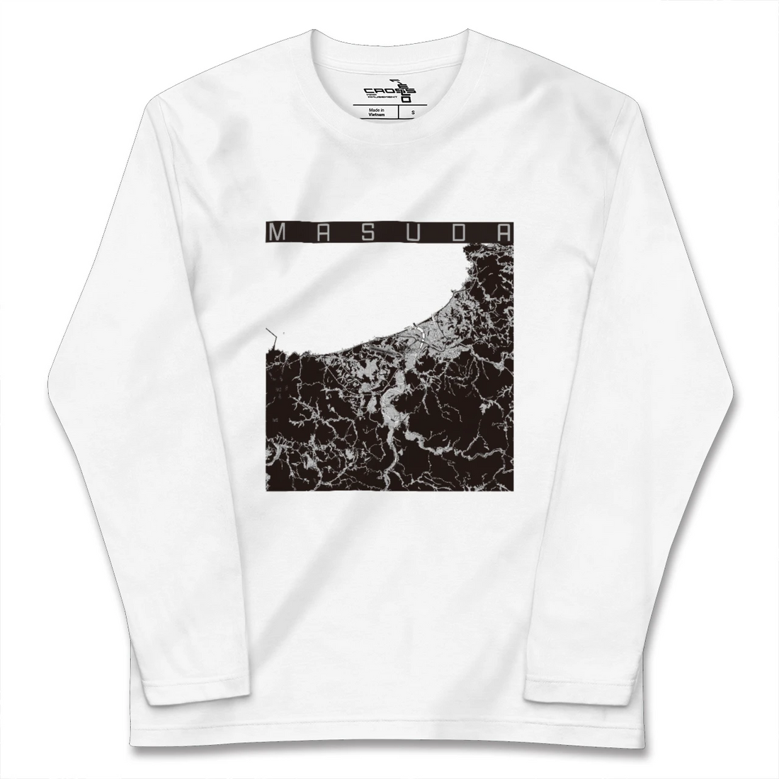 【益田(島根県)】地図柄ロングスリーブTシャツ