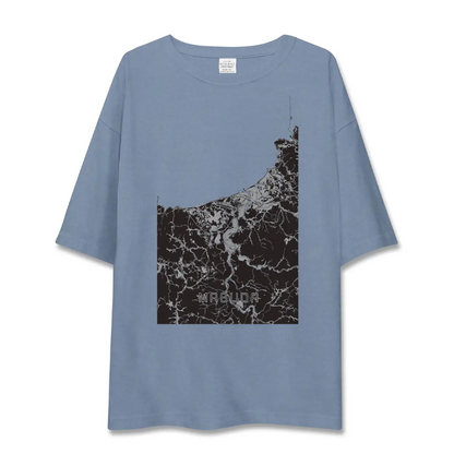 【益田（島根県）】地図柄ビッグシルエットTシャツ