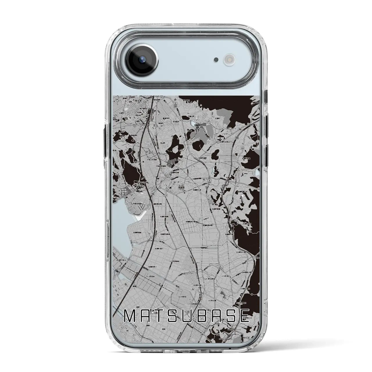 【松橋（熊本県）】地図柄iPhoneケース（MagSafeタイプ）