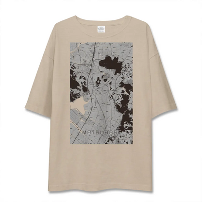 【松橋（熊本県）】地図柄ビッグシルエットTシャツ