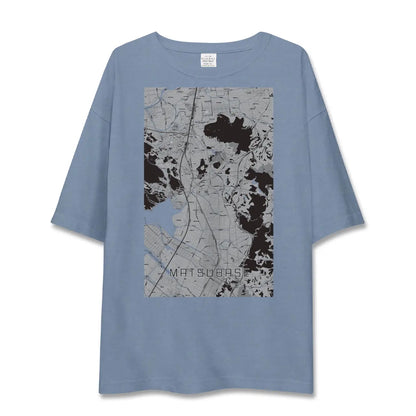 【松橋（熊本県）】地図柄ビッグシルエットTシャツ