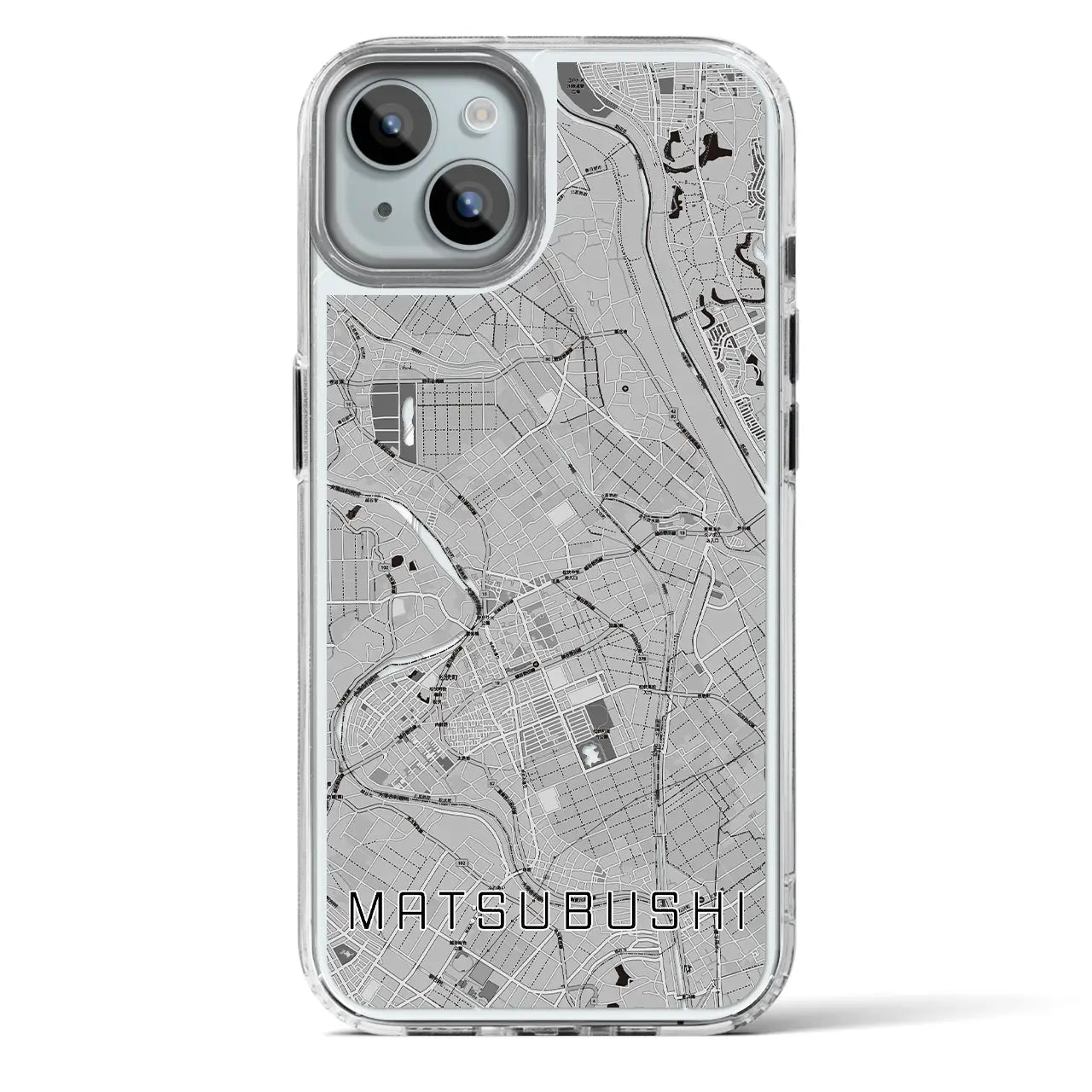 【松伏（埼玉県）】地図柄iPhoneケース（MagSafeタイプ）