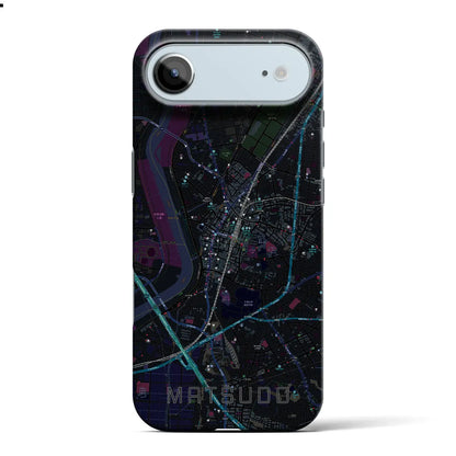 【松戸（千葉県）】地図柄iPhoneケース（バックカバータイプ）