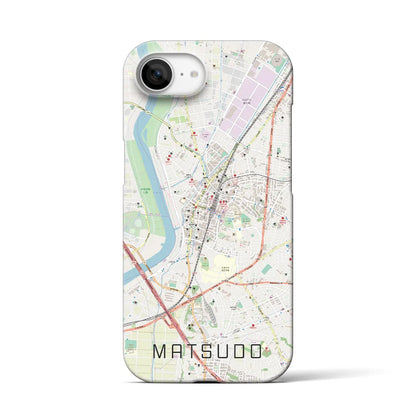 【松戸（千葉県）】地図柄iPhoneケース（バックカバータイプ）